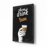 Rum Glass Wall Art.